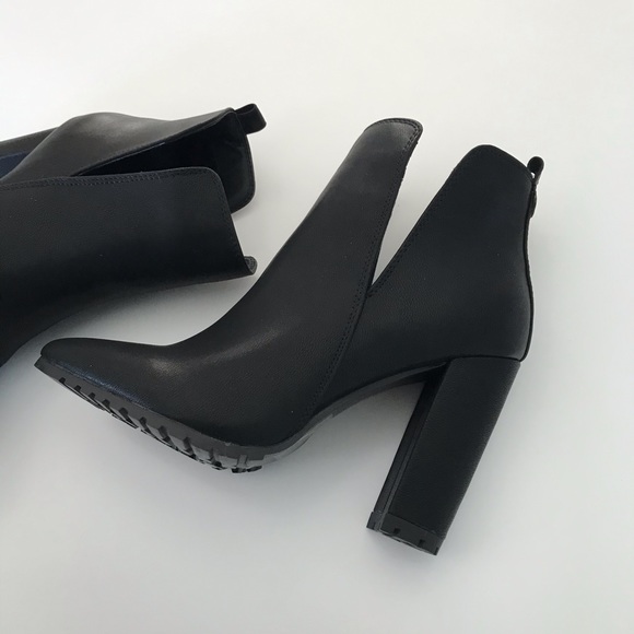 5⭐️ /HARLEY/ Black Block High Heel Booties - Picture 3 of 6